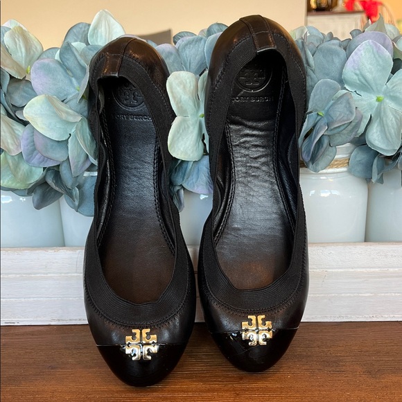 Tory Burch Shoes - Tory Burch Jolie Black Ballet Flats